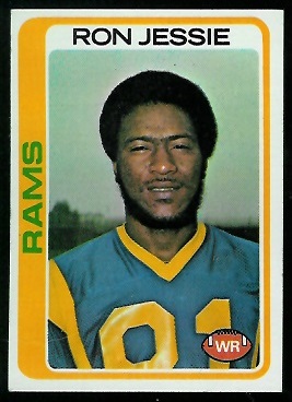 Ron Jessie 1978 Topps football card