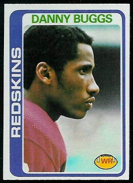 Danny Buggs 1978 Topps football card