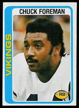 Chuck Foreman 1978 Topps football card Chuck Foreman 1978 Topps football card
