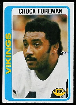 Chuck Foreman 1978 Topps football card