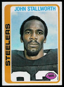 John Stallworth 1978 Topps football card