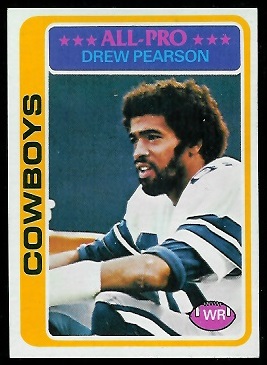 Drew Pearson 1978 Topps football card