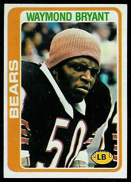 Waymond Bryant 1978 Topps football card