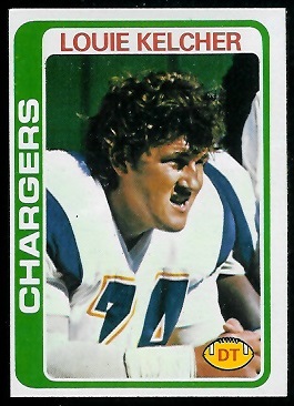 Louie Kelcher 1978 Topps football card