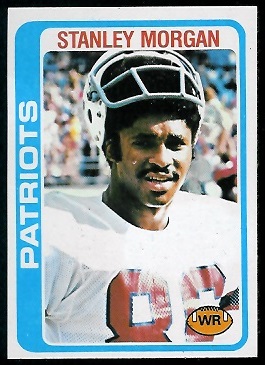 Stanley Morgan 1978 Topps football card