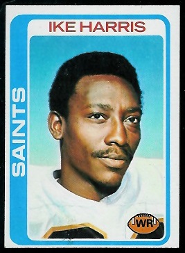 Ike Harris 1978 Topps football card