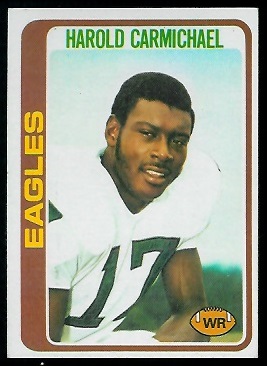 Harold Carmichael 1978 Topps football card