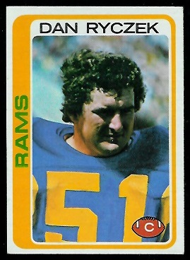 Dan Ryczek 1978 Topps football card