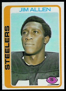 Jimmy Allen 1978 Topps football card