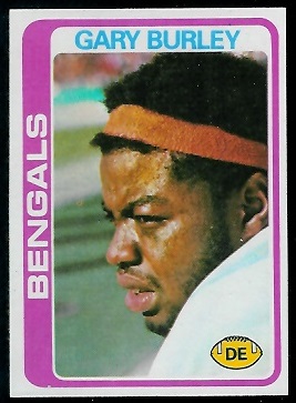 Gary Burley 1978 Topps football card Gary Burley 1978 Topps football card