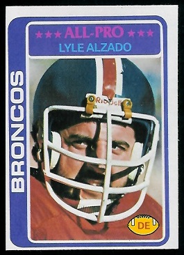 Lyle Alzado 1978 Topps football card