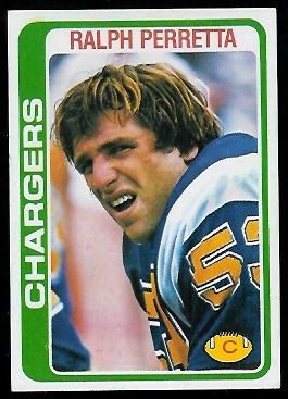 Ralph Perretta 1978 Topps football card