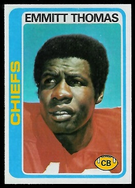 Emmitt Thomas 1978 Topps football card