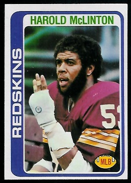 Harold McLinton 1978 Topps football card