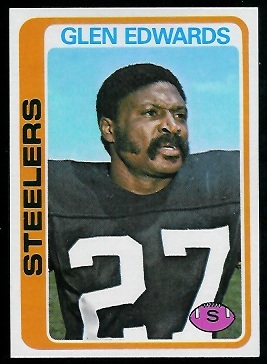 Glen Edwards 1978 Topps football card