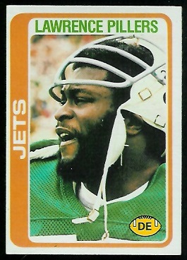 Lawrence Pillers 1978 Topps football card