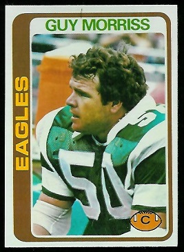 Guy Morriss 1978 Topps football card