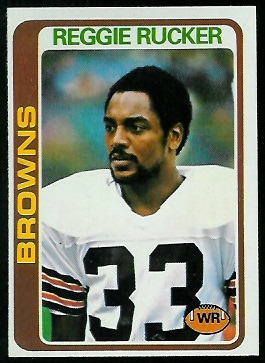 Reggie Rucker 1978 Topps football card