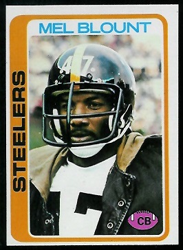 Mel Blount 1978 Topps football card