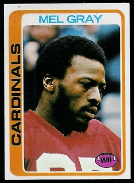 Mel Gray 1978 Topps football card