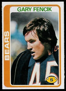 Gary Fencik 1978 Topps football card