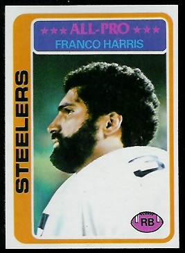 Franco Harris 1978 Topps football card