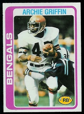 Archie Griffin 1978 Topps football card