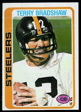 Terry Bradshaw 1978 Topps football card