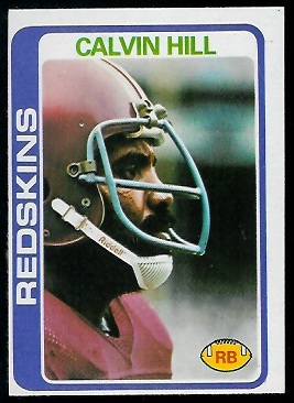 Calvin Hill 1978 Topps football card