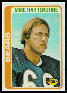 Mike Hartenstine 1978 Topps football card