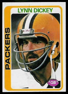 Lynn Dickey 1978 Topps football card