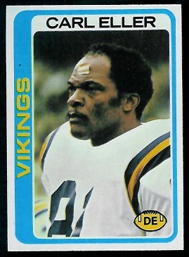 Carl Eller 1978 Topps football card