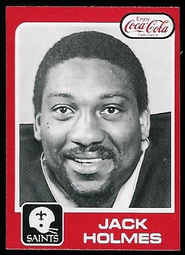 Jack Holmes 1979 Coke Saints football card