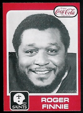 Roger Finnie 1979 Coke Saints football card