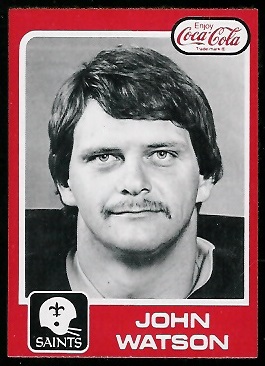 John Watson 1979 Coke Saints football card