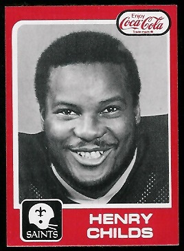 Henry Childs 1979 Coke Saints football card