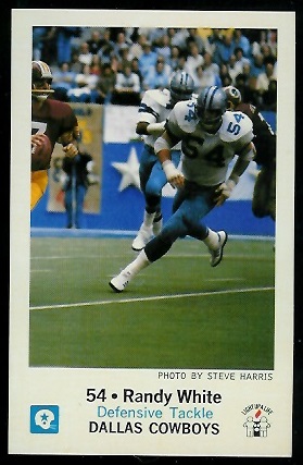 Randy White 1979 Cowboys Police football card Randy White 1979 Cowboys Police football card