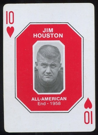 Jim Houston 1958 1979 Ohio State Greats 1916-1965 football card Jim Houston 1958 1979 Ohio State Greats 1916-1965 football card