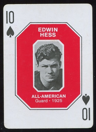 Ed Hess 1925 1979 Ohio State Greats 1916-1965 football card