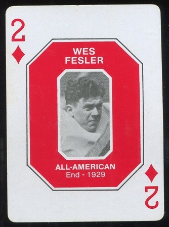 Wes Fesler 1929 1979 Ohio State Greats 1916-1965 football card