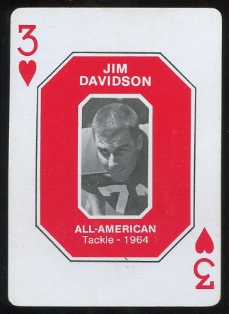 Jim Davidson 1964 1979 Ohio State Greats 1916-1965 football card