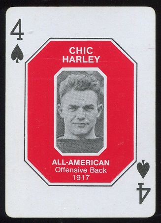 Chic Harley 1917 1979 Ohio State Greats 1916-1965 football card