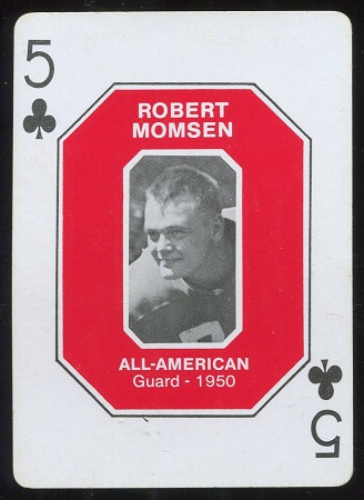 Bob Momsen 1950 1979 Ohio State Greats 1916-1965 football card Bob Momsen 1950 1979 Ohio State Greats 1916-1965 football card