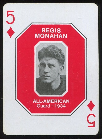 Regis Monahan 1934 1979 Ohio State Greats 1916-1965 football card