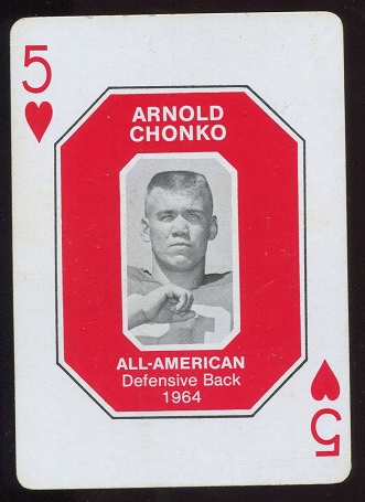Arnold Chonko 1964 1979 Ohio State Greats 1916-1965 football card Arnold Chonko 1964 1979 Ohio State Greats 1916-1965 football card