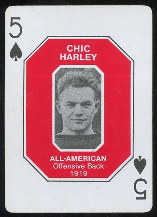 Chic Harley 1919 1979 Ohio State Greats 1916-1965 football card