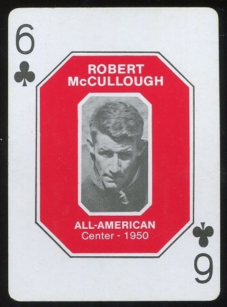 Robert McCullough 1950 1979 Ohio State Greats 1916-1965 football card