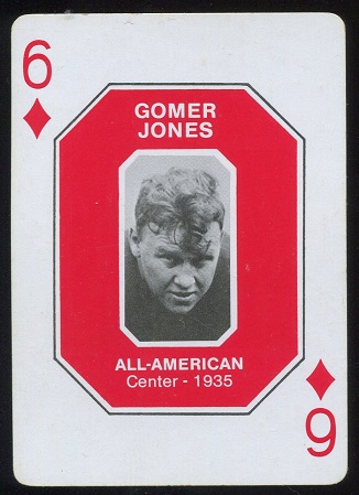 Gomer Jones 1935 1979 Ohio State Greats 1916-1965 football card Gomer Jones 1935 1979 Ohio State Greats 1916-1965 football card