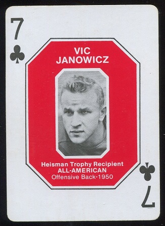 Vic Janowicz 1950 1979 Ohio State Greats 1916-1965 football card