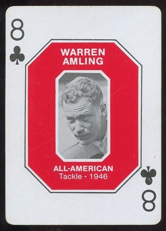Warren Amling 1946 1979 Ohio State Greats 1916-1965 football card Warren Amling 1946 1979 Ohio State Greats 1916-1965 football card